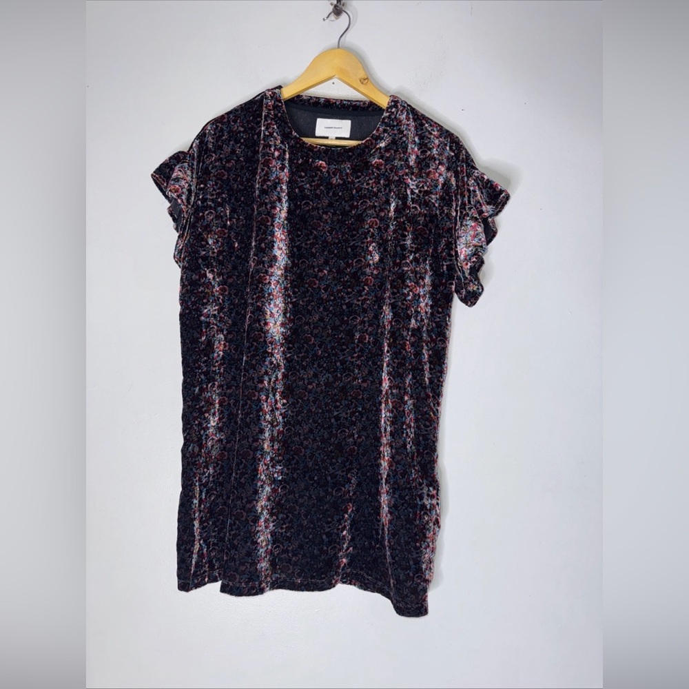 Current Elliott- The Janie Dress in Floral Velvet‎ Size 0 Us XS
